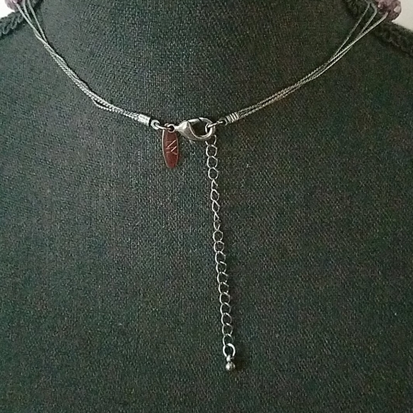 Pretty Shades of Purple,16" Necklace . - Picture 3 of 3